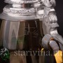 Старинная пивная кружка Дельфин и лилии, 1/2 л, Германия, пер. пол. 20 в.