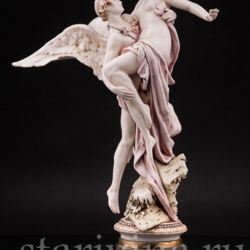 Фарфоровая композиция Амур и Психея, Австрия, нач. 20 века.