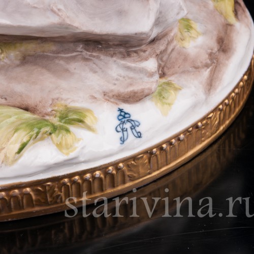 Фарфоровая композиция Пасторальная пара, Volkstedt, Германия, нач. 20 в.