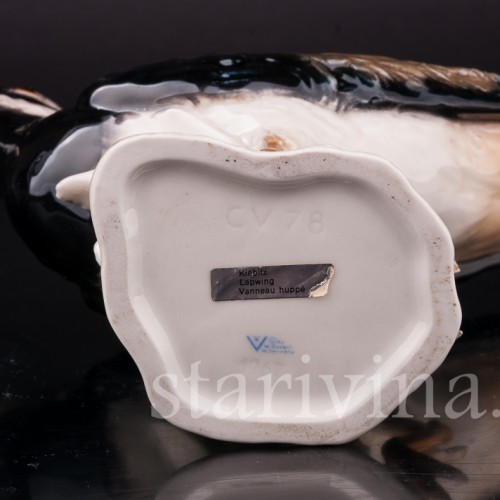 Фигурка птицы из фарфора Чибис, Goebel, Германия, 1964-72 гг.