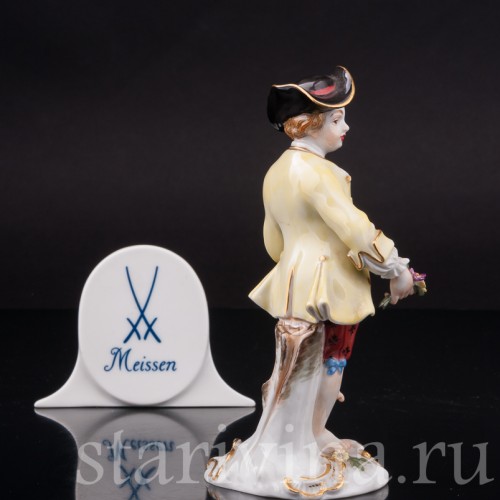 Фарфоровая статуэтка Мальчик с лопатой, Meissen, Германия, 1976 г.