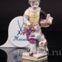 Фарфоровая фигурка Мальчик с собакой, Meissen, Германия, 1962 г.