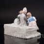 За вязанием, Karl Ens, Германия, 1900-е гг