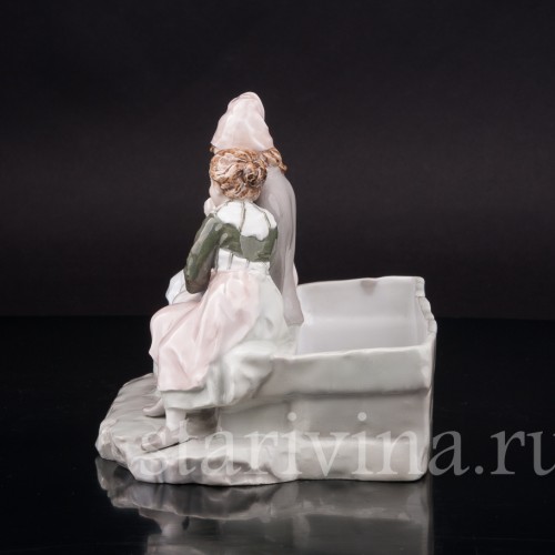 За вязанием, Karl Ens, Германия, 1900-е гг