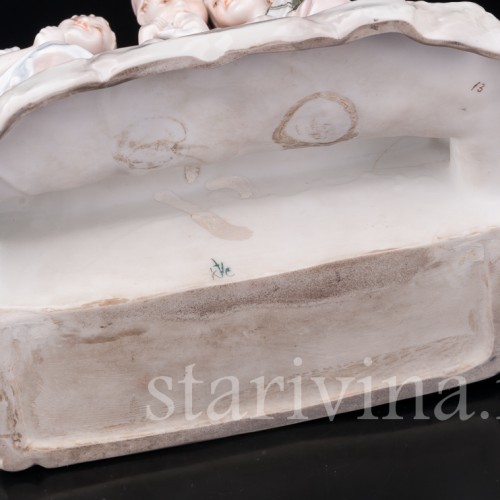 За вязанием, Karl Ens, Германия, 1900-е гг