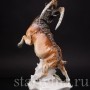 Фарфоровая статуэтка Горный козёл с ящерицей, Karl Ens, Германия, 1920-30 гг.