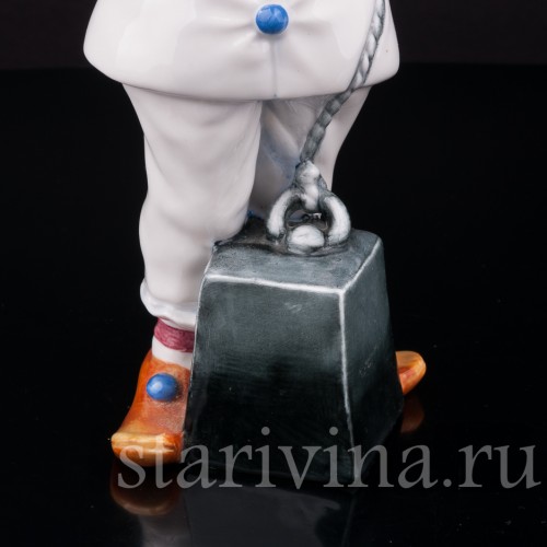 Фарфоровая статуэтка Клоун с воздушными шарами, Royal Doulton, Великобритания, 1985 г.