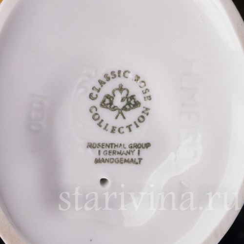 Статуэтка птиц из фарфора Две синицы на ветке, Rosenthal, Германия, 1970 гг.