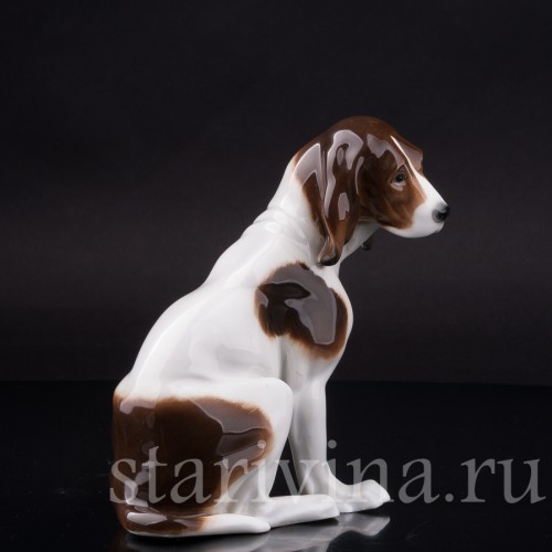 Фарфоровая статуэтка Охотничья собака, Karl Ens, Германия, 1920-30 гг.
