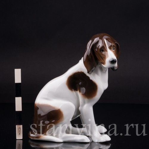 Фарфоровая статуэтка Охотничья собака, Karl Ens, Германия, 1920-30 гг.