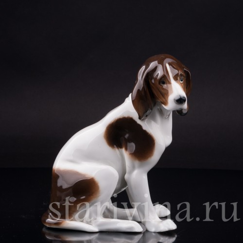 Фарфоровая статуэтка Охотничья собака, Karl Ens, Германия, 1920-30 гг.