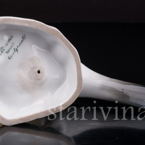 Фигурка птицы из фарфора Желтая трясогузка, Karl Ens, Германия, 1920-30 гг.