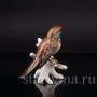 Фарфоровая статуэтка птицы Варакушка, Karl Ens, Германия, сер. 20 в.