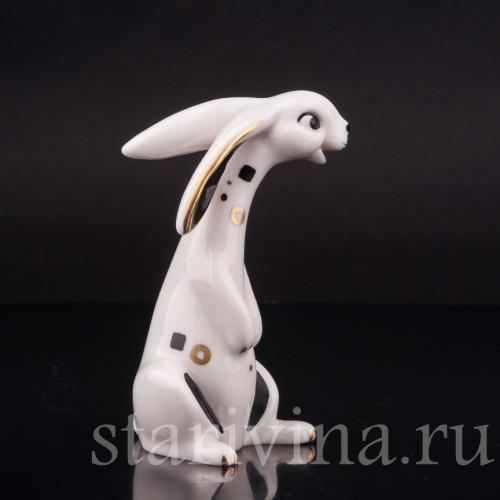 Фарфоровая фигурка Заяц, Goebel, Германия, 1956 год.