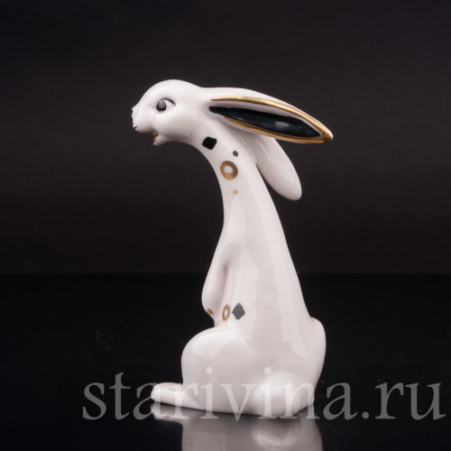 Фарфоровая фигурка Заяц, Goebel, Германия, 1956 год.