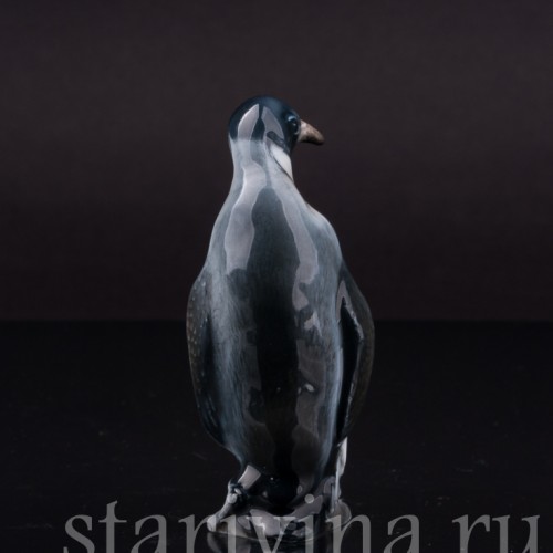 Фигурка птицы из фарфора Пингвин, миниатюра, Rosenthal, Германия, 1953-57 гг.