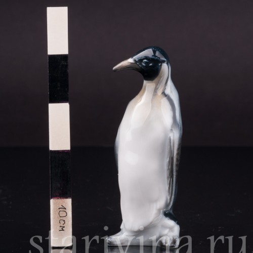 Фигурка птицы из фарфора Пингвин, миниатюра, Rosenthal, Германия, 1953-57 гг.
