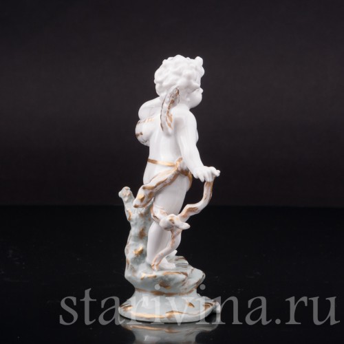 Фигурка из фарфора Аллегория слуха, миниатюра, Volkstedt, Германия, кон. 19. - нач. 20 вв.