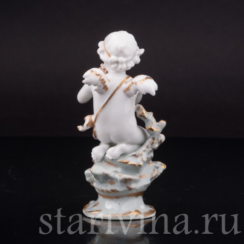 Фигурка из фарфора Аллегория вкуса, миниатюра, Volkstedt, Германия, кон. 19. - нач. 20 вв.