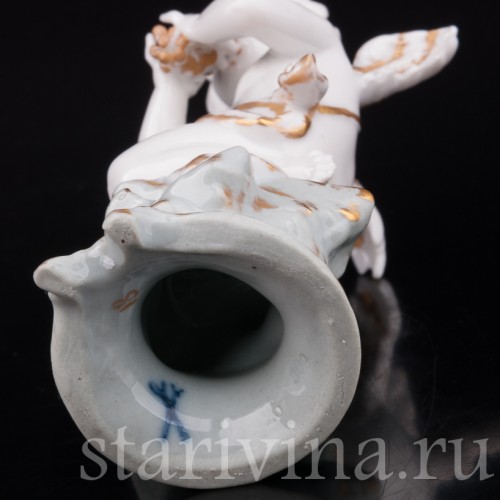 Фигурка из фарфора Аллегория вкуса, миниатюра, Volkstedt, Германия, кон. 19. - нач. 20 вв.