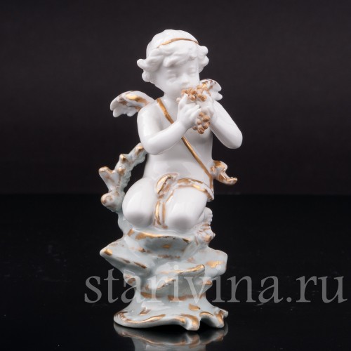 Фигурка из фарфора Аллегория вкуса, миниатюра, Volkstedt, Германия, кон. 19. - нач. 20 вв.