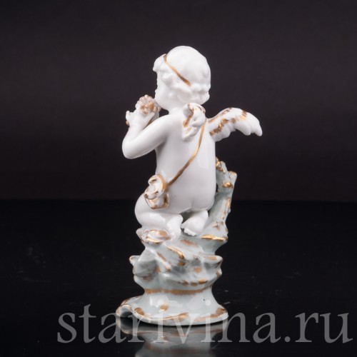 Фигурка из фарфора Аллегория вкуса, миниатюра, Volkstedt, Германия, кон. 19. - нач. 20 вв.
