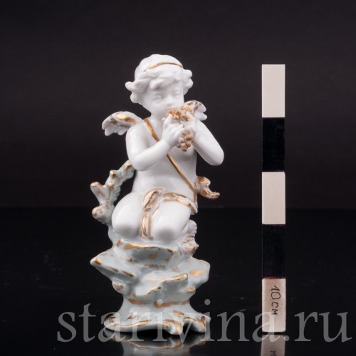 Фигурка из фарфора Аллегория вкуса, миниатюра, Volkstedt, Германия, кон. 19. - нач. 20 вв.
