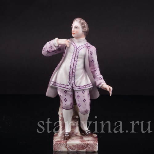 Фигурка из фарфора Кавалер Capodimonte, Италия, сер. 20 в.