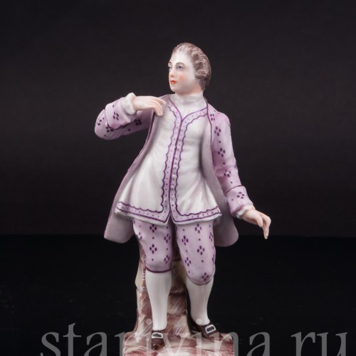 Фигурка из фарфора Кавалер Capodimonte, Италия, сер. 20 в.