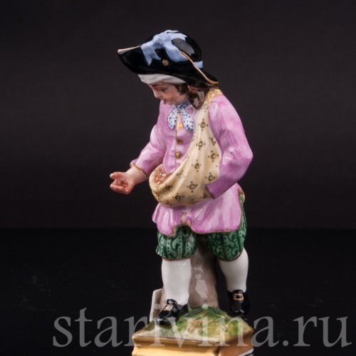 Фигурка из фарфора Мальчик-сеятель (Телец), KPM, Германия, сер. 20 в.