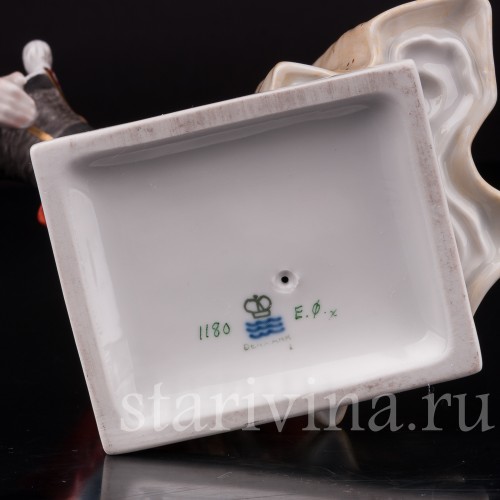 Фарфоровая статуэтка Солдат и Принцесса, Royal Copenhagen, Дания, 1980 гг.