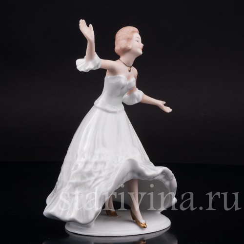 Статуэтка из фарфора Танцующая девушка, Wallendorf, Германия, 1963-90 гг.