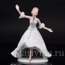 Статуэтка из фарфора Танцующая девушка, Wallendorf, Германия, 1963-90 гг.