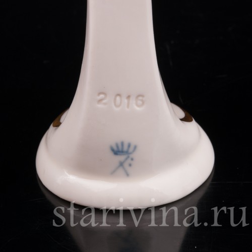 Фарфоровая статуэтка Балерина с поднятыми руками, кружевная, Ackermann & Fritze, Германия, пер. пол. 20 в.