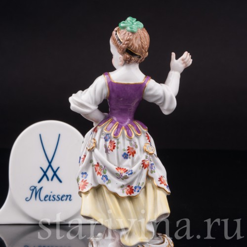 Фарфоровая статуэтка Девочка-комедиантка, Meissen, Германия, 1963 г.