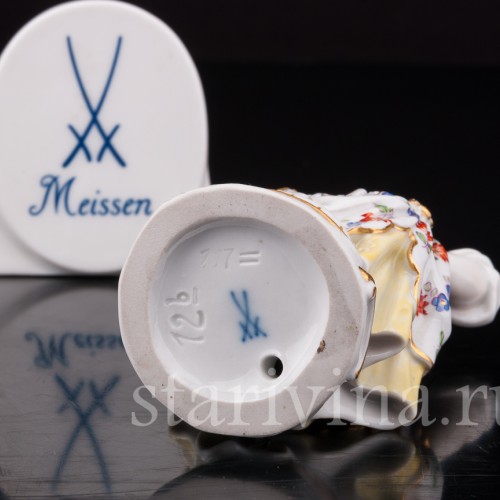 Фарфоровая статуэтка Девочка-комедиантка, Meissen, Германия, 1963 г.