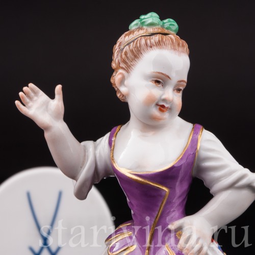 Фарфоровая статуэтка Девочка-комедиантка, Meissen, Германия, 1963 г.