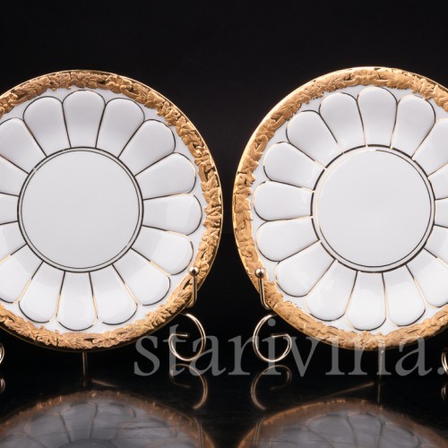Фарфоровые Тарелки пирожковые, 2 шт, Meissen, Германия, сер. 20 века.