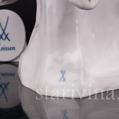 Фарфоровая статуэтка птицы Два кречета на скале, Meissen, Германия, 1924-33 гг.