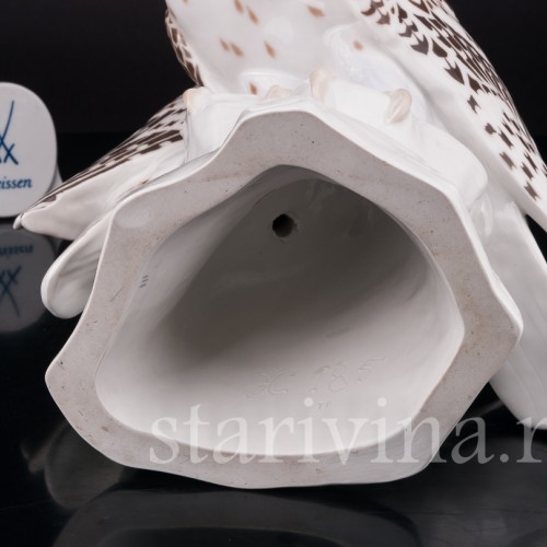 Фарфоровая статуэтка птицы Два кречета на скале, Meissen, Германия, 1924-33 гг.