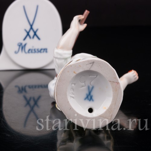 Фигурка из фарфора Девочка с узелком, Meissen, Германия, 1964 г.