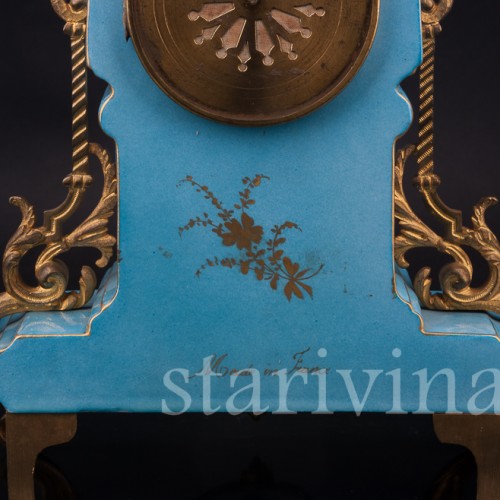 Фарфоровые Часы с вазонами, Франция, кон. 19 в.