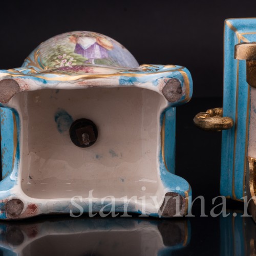 Фарфоровые Часы с вазонами, Франция, кон. 19 в.