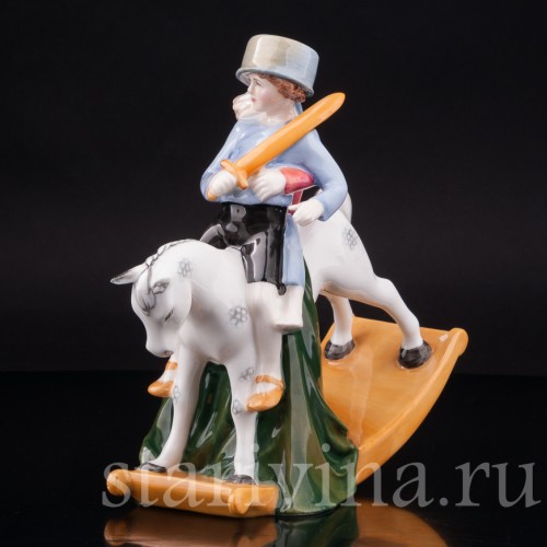 Фарфоровая фигурка Держись, сестрёнка!, Royal Doulton, Великобритания, 1990 г.