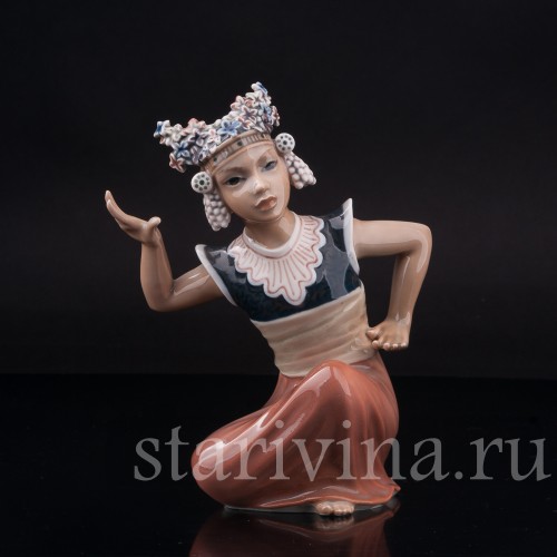 Статуэтка из фарфора Восточная танцовщица, Dahl Jensen, Дания, 1928-1985 гг.