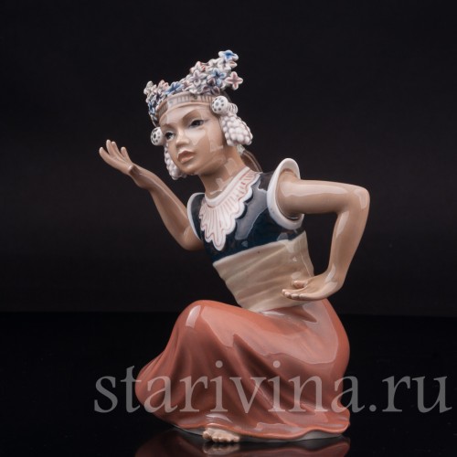 Статуэтка из фарфора Восточная танцовщица, Dahl Jensen, Дания, 1928-1985 гг.