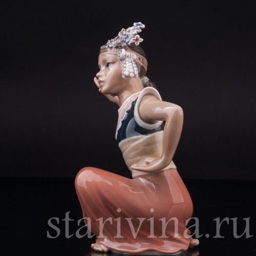 Статуэтка из фарфора Восточная танцовщица, Dahl Jensen, Дания, 1928-1985 гг.