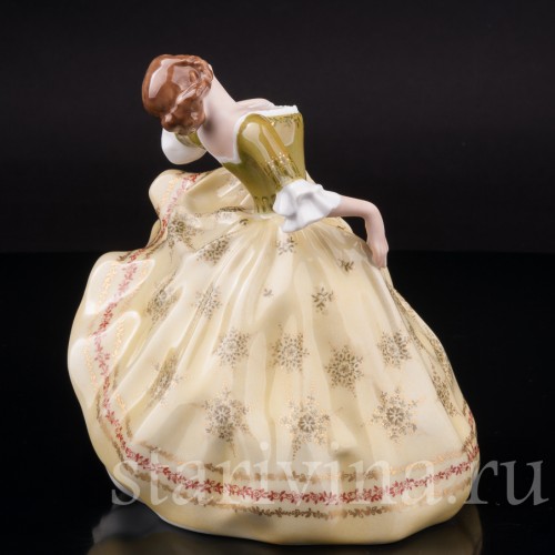 Фарфоровая статуэтка Дама на балу, Rosenthal, Германия, 1970 гг.