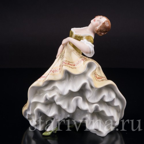 Фарфоровая статуэтка Дама на балу, Rosenthal, Германия, 1970 гг.