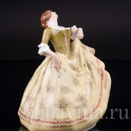 Фарфоровая статуэтка Дама на балу, Rosenthal, Германия, 1970 гг.